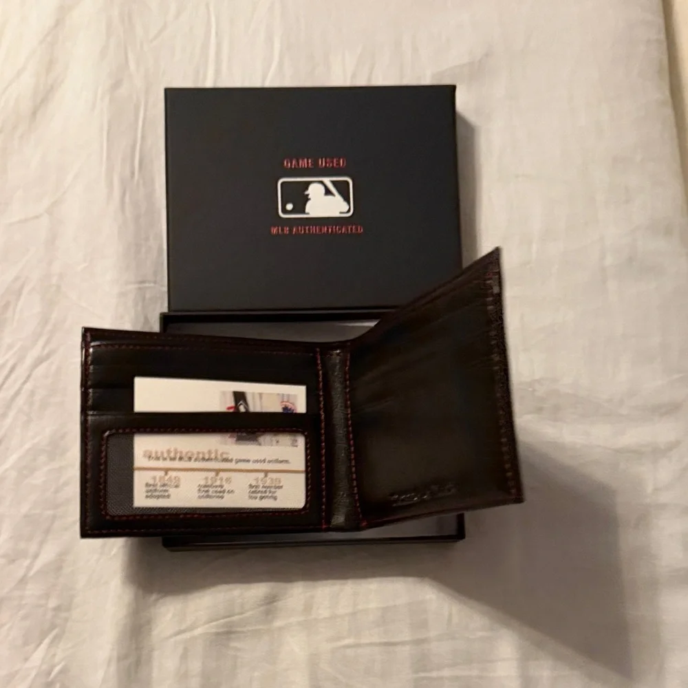 MLB Authenticated Black and Red Game Box